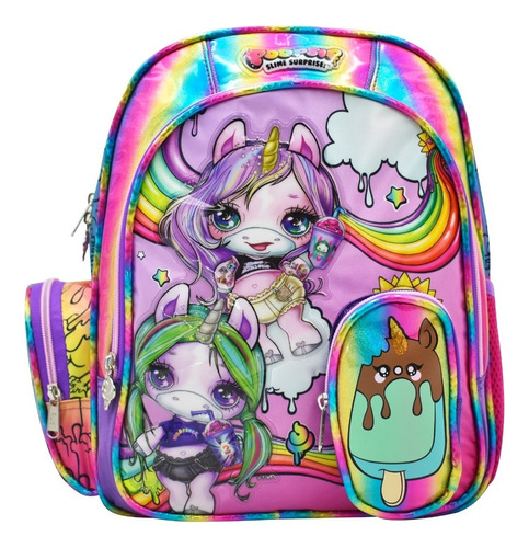 Mochila Poopsie Slime Surprise Multicolor 3d Kinder Ruz