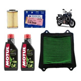 Kit Service Bajaj Dominar 400 Motul + Filtros Originales