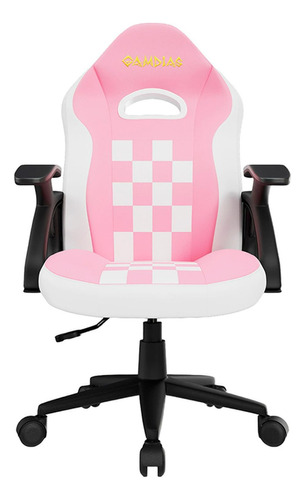 Silla Gamer Gamdias Zelus E2 Mini Reclinable Hasta 90kg Color Rosa Material Del Tapizado Piel Estilo Vinil