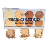 Paleta De Contorno 8 Cores Face Contour Luisance 