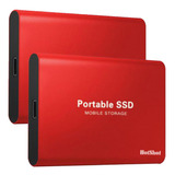 Ssd Disco Duro Tipo C 4tb, Mxmdd-004, 2 Pzas, 4tb, Rojo, Ssd