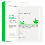 Mascarilla Facial Con Aloe Vera Max Belle X5