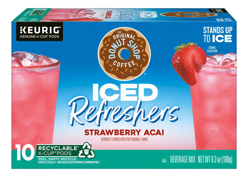 The Original Donut Shop, Iced Refreshers K-cup Pods, 10 Ct | Envío gratis