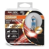 Bombillos Osram H4 Night Breaker 200% Germany X2 Unidades