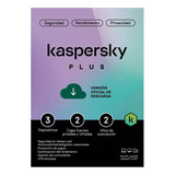 Kaspersky Plus ( Internet Security ) 2024 / 3 Pcs  2 Años  
