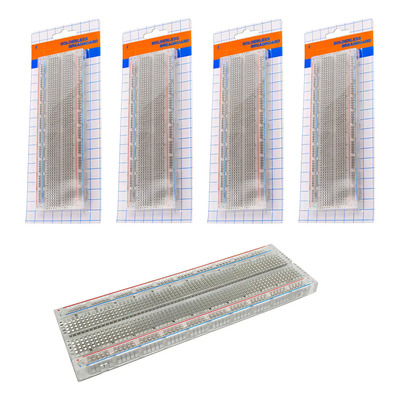 Protoboard Transparente 830 Puntos Tecneu MB-102 Set de 4 Herramientas Electrónica | MercadoLibre