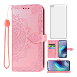 Funda Compatible Con Motorola Moto G100 Oro Rosa