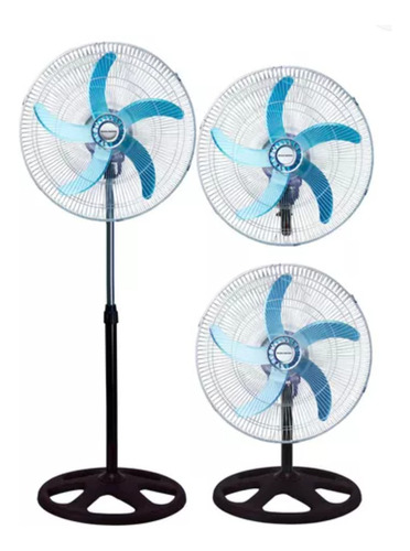 Ventilador 18  3 Posiciones 5 Aspas Metal