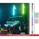 Antena Led 60cm Ind Rgb Espiral Rzr Can Am Jeep Toyota