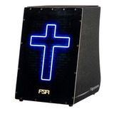 Cajon Fsa Gospel Cruz Neon Fg1518 Captação Dupla