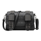 Bolso De Hombro Con Asa De Calavera Punk Para Mujer