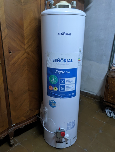 Termotanque Multigas Señorial Zafiro Tsz-120 Blanco 118l 