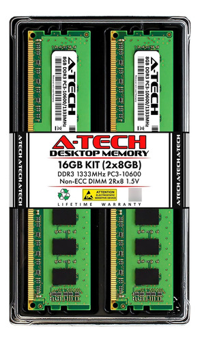 Kit A-tech 16 Gb (2 X 8 Gb) Ram Dell Optiplex 9010, 7010, |