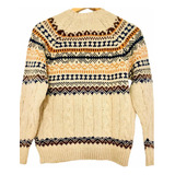 Sweater Sueter Pullover Tejido Con Guardas Zara España