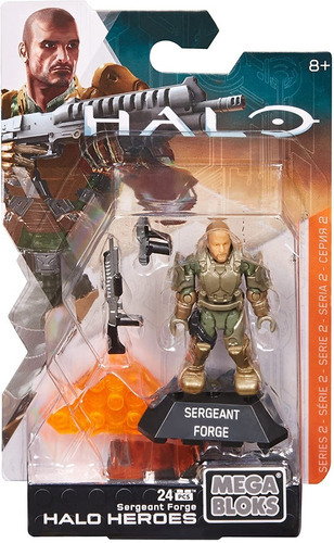 Halo Mega Bloks Minifigura Sergeant Forge 