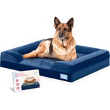 Cama Ortopédica P/ Perros Pitpet Tamaño Xl , Color Azul