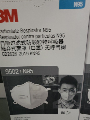 3m 9502  Respirador  N95 -kn95