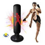 Saco De Boxeo De Pie Inflable 160cm + Bomba De Pie