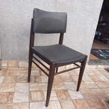 Cadeira Antiga Móveis Cimo Madeira Couro Entrega Só Curitiba