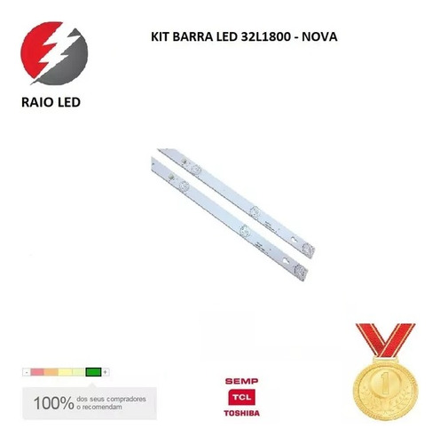 Kit Barra Led Semp 32l1800 32l2600 32l2800 32l2900 L32s4900