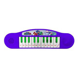 Piano Infantil Melodia Pjmasks Candide Cor Azul Voltagem 3 Pilhas Aa