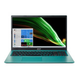 Notebook Acer I3 11° 1tb+128ssd 12g 15,6fullhd Verde Azulado