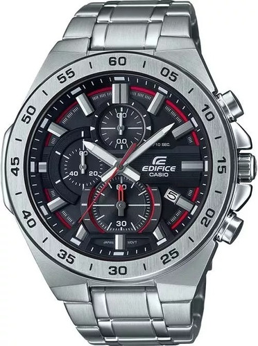 Relogio Edifice Efr-564d-1avudf Prata E Preto Promocional