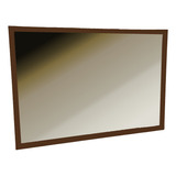 Espejo Marco Vidrio Color Marron 60x40 Vertical U Horizontal