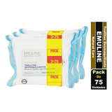 Toallitas Desmaquillante Emuline 25 Un C/u  Pack De 3 Bolsas