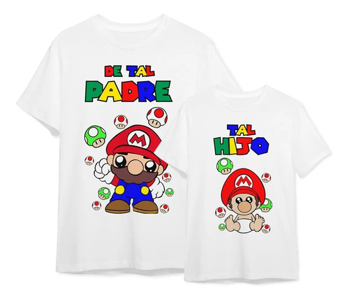 Regalo Dia Del Padre Playeras Duo Toons