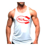 Camisilla Esqueleto  Gym Hombre Gimnasio  Pizza Planeta