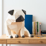 Perro Pug Dog Craft Papercraft Papel Paper Pdf