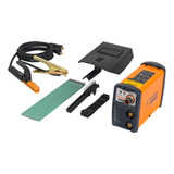 Kit De Mini Soldadora Inversora 130 A Con Electrodos Truper Color Naranja Frecuencia 60hz