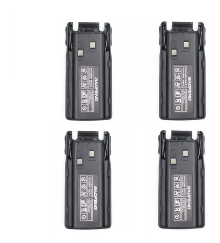 4 (cuatro) Bateria Pila 2800 Mah Para Radio Baofeng Uv-82