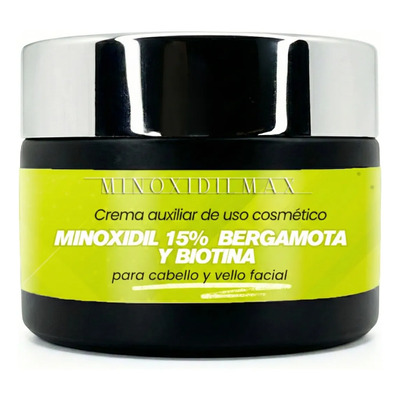 Barba, Bigote, Cejas Y Cabello Minoxidilmax 15% Crema 60g | Meses sin interés