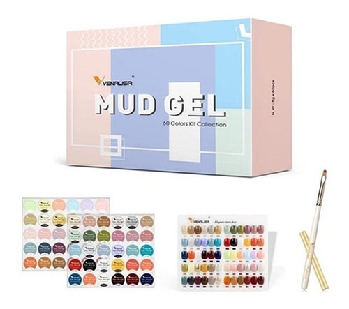 Venalisa® Kit Pintura Gel De Colección Pastel 60 Colores