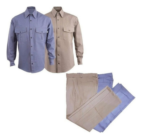 Conjunto Camisa De Trabajo Y Pantalón De Trabajo