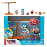 Sonic The Hedgehog Action Figures 2.5  Diorama Set - Flying 