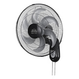 Ventilador Home Elements Maxi Flow Pared 16 Cantidad De Aspas 6 Color De La Estructura Negro Color De Las Aspas Gris Diámetro 41 Cm Material De Las Aspas Polipropileno