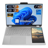 Computadora Portátil Con Pantalla Dual Thunderb 15.6 + 7 | I