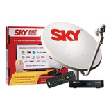 Kit Sky Pré Pago Hd (livre) Conforto Com 5 Anos De Recarga