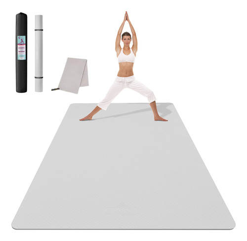 Cambivo Tapete De Yoga Grande (6pies X 4pies X 16/64pulgadas