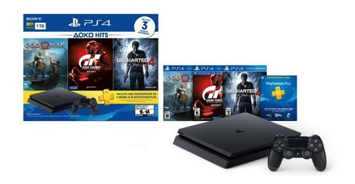 Playstation 4 Slim 1tb Pack 3 Juegos + 1 Joystick Bundle