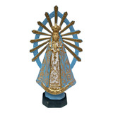 Imagen Virgen De Luján 15 Cm Pvc Estatuilla Irrompible