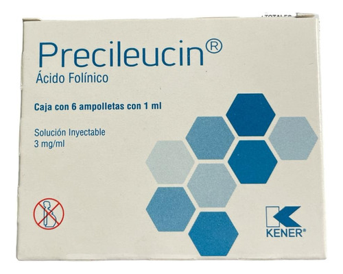 Precileucin Ácido Folínico Solución Inyectable 6 Ampolletas 