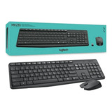 Teclado E Mouse S/fio Wireless Mk235 Logitech