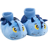 Pantufa Infantil 3d De Dinossauro Antiderrapante Fechada Gzt