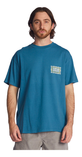 Polera  Quiksilver Electric Feel Hombre Azul