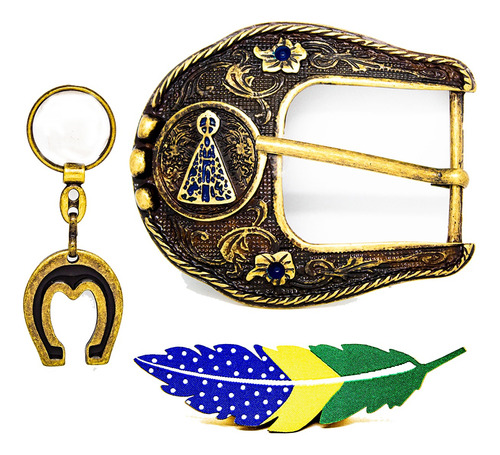 Fivela Country Adesivo Chapeu Brasil Patch Rodeio Mm Peao