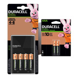 Duracell® cargador Pilas Recargables + 4aa Y 2aaa Precargada